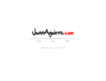 Tablet Screenshot of juanaguirre.com